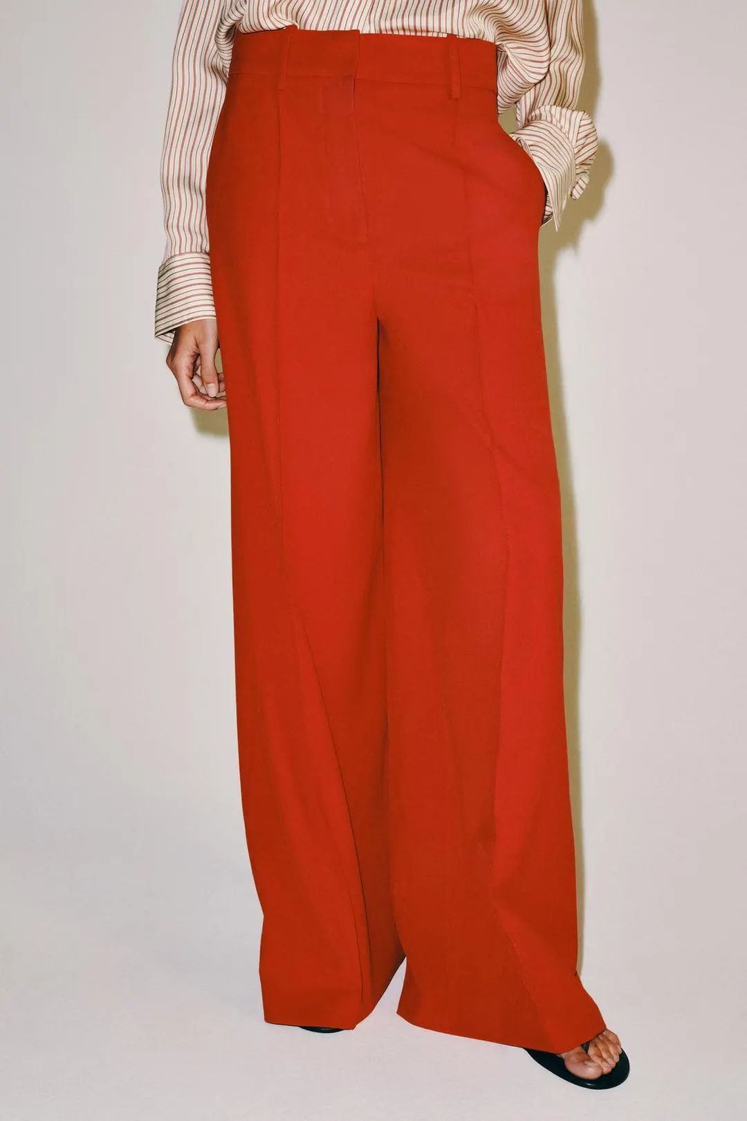 Брюки широкого кроя ZW Collection, Zara