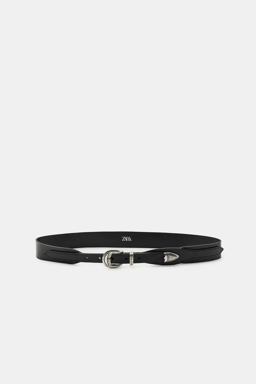 Ремень ковбойский из 100% кожи, Zara