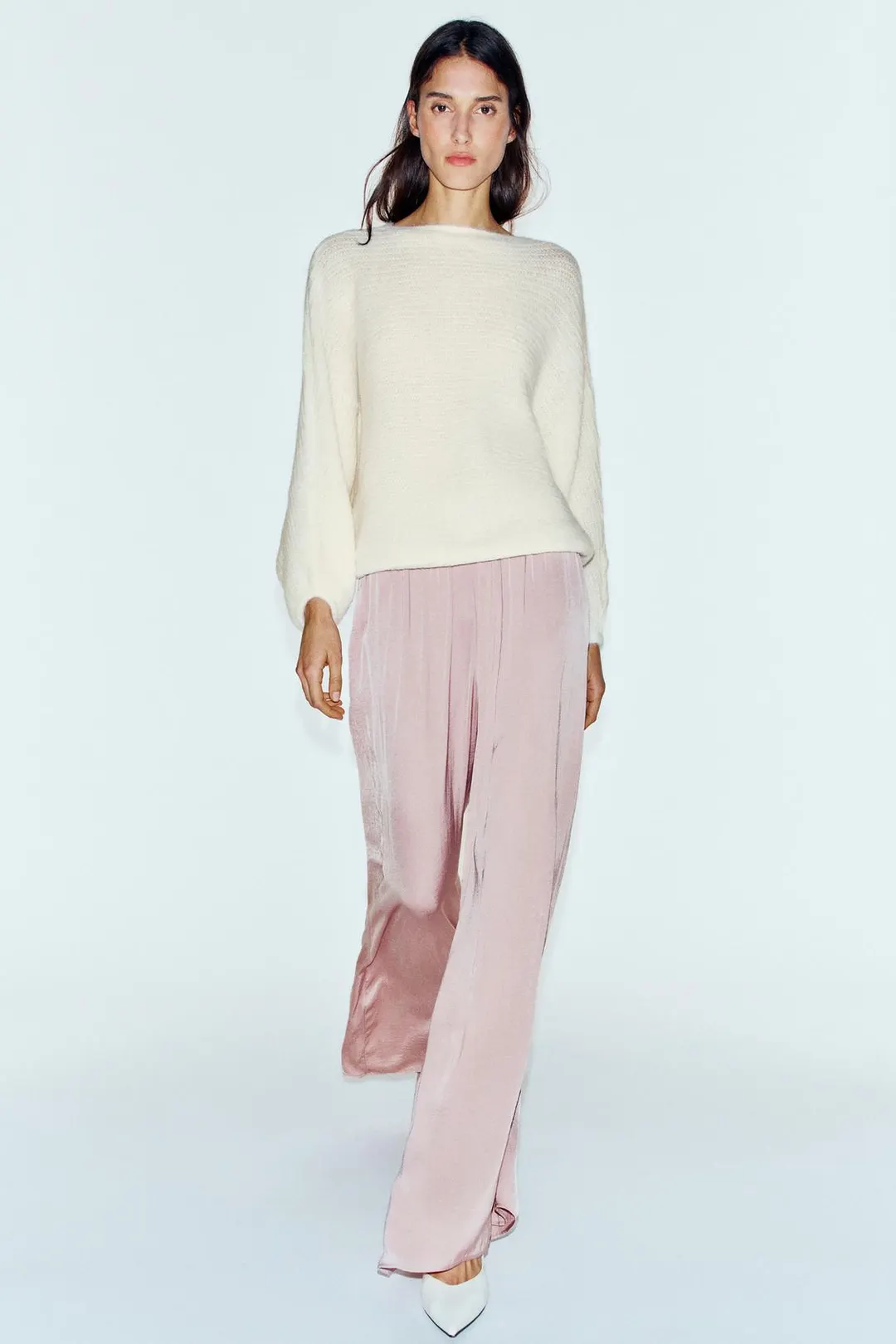 Широкие струящиеся брюки, Zara