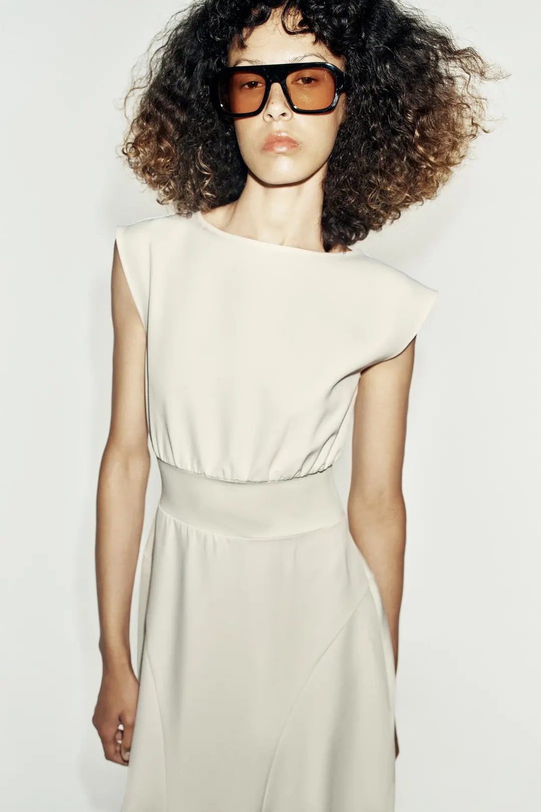 Платье миди из крепа, Zara