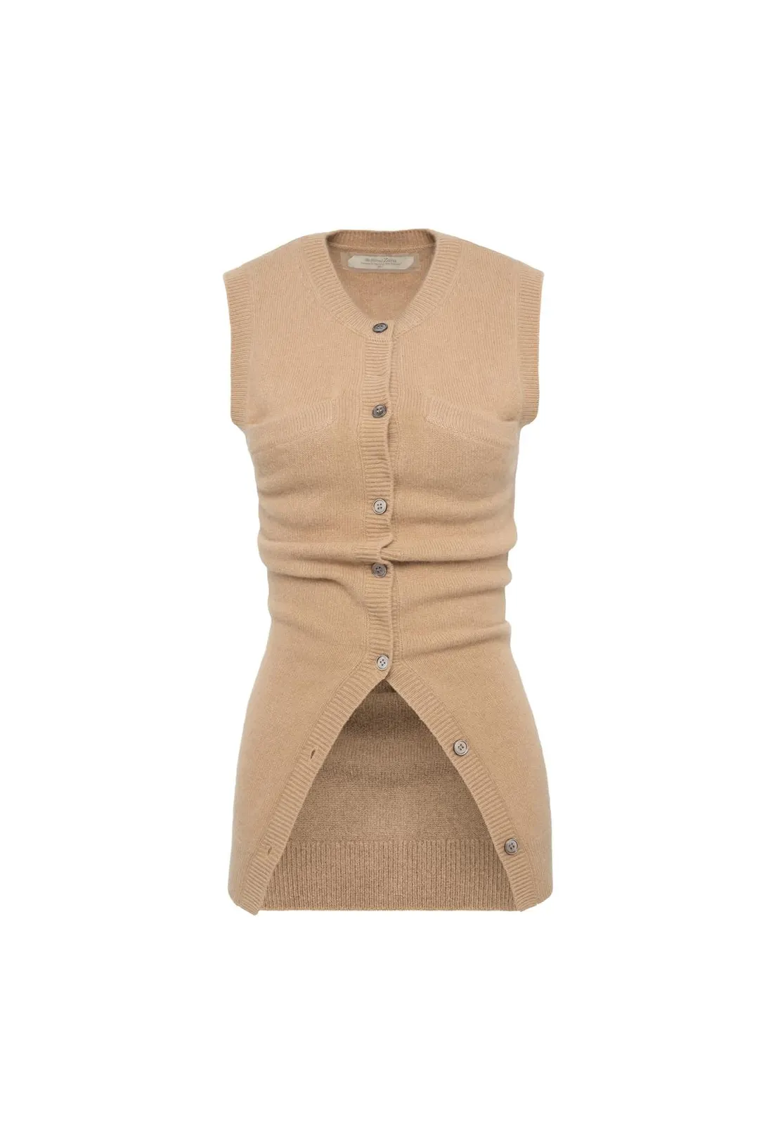 Вязаный жилет из 100% кашемира Limited Edition, Zara