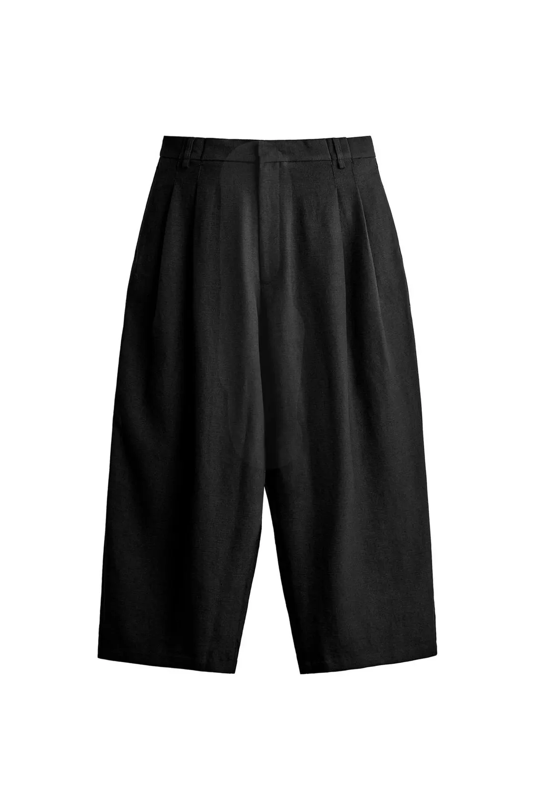 Брюки широкие свободного кроя со складками, Zara