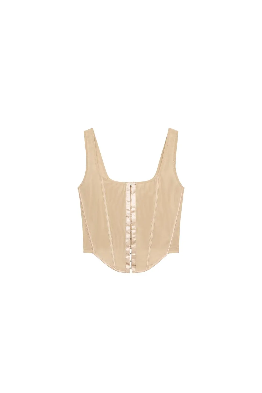 Топ из тюля в корсетном стиле, Zara