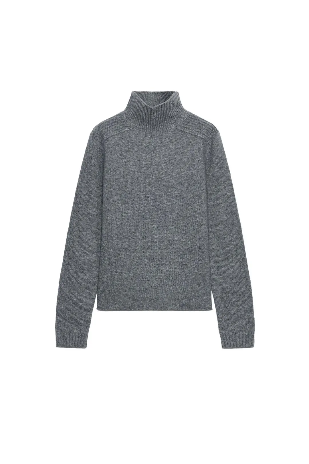 Джемпер с высоким воротником из 100% шерсти, Zara
