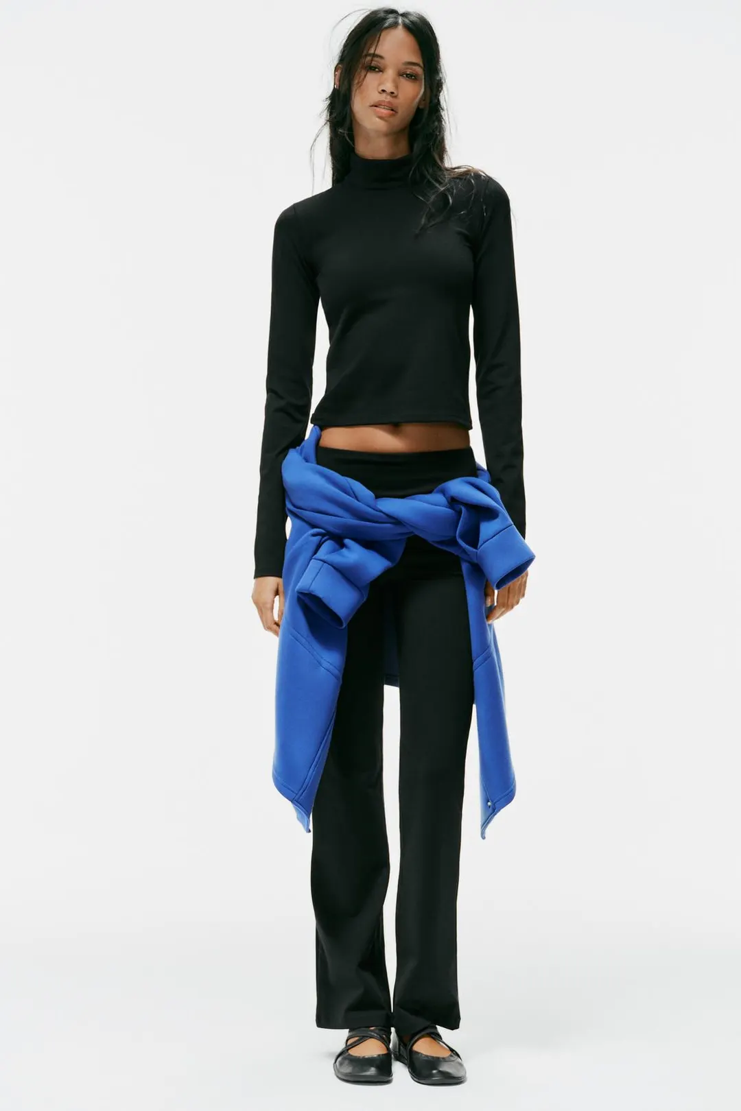 Эластичный топ на молнии, Zara
