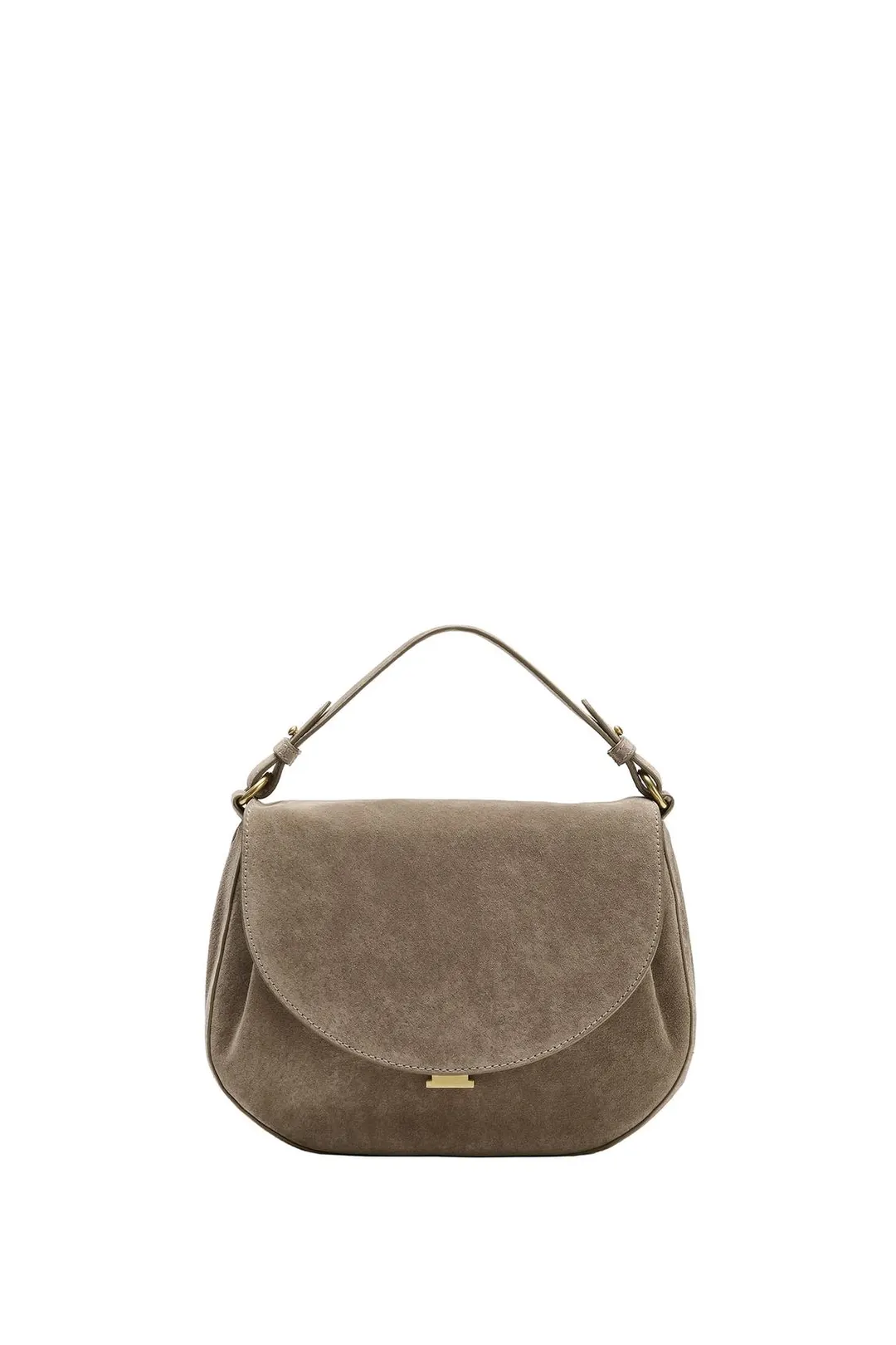 Сумка кросс-боди кожаная с клапаном, Zara