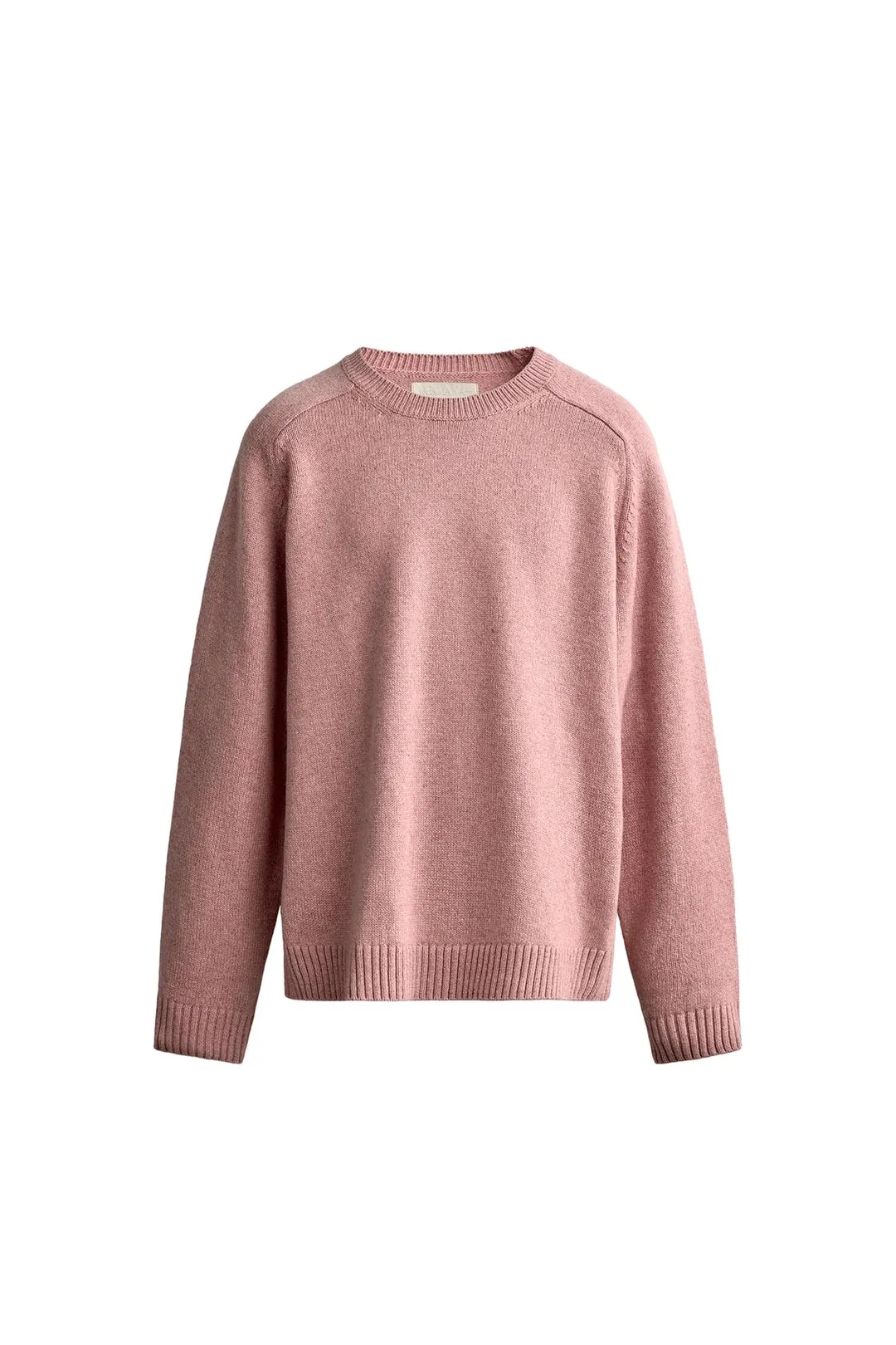 Свитер из хлопка и шерсти стандартного кроя, Zara