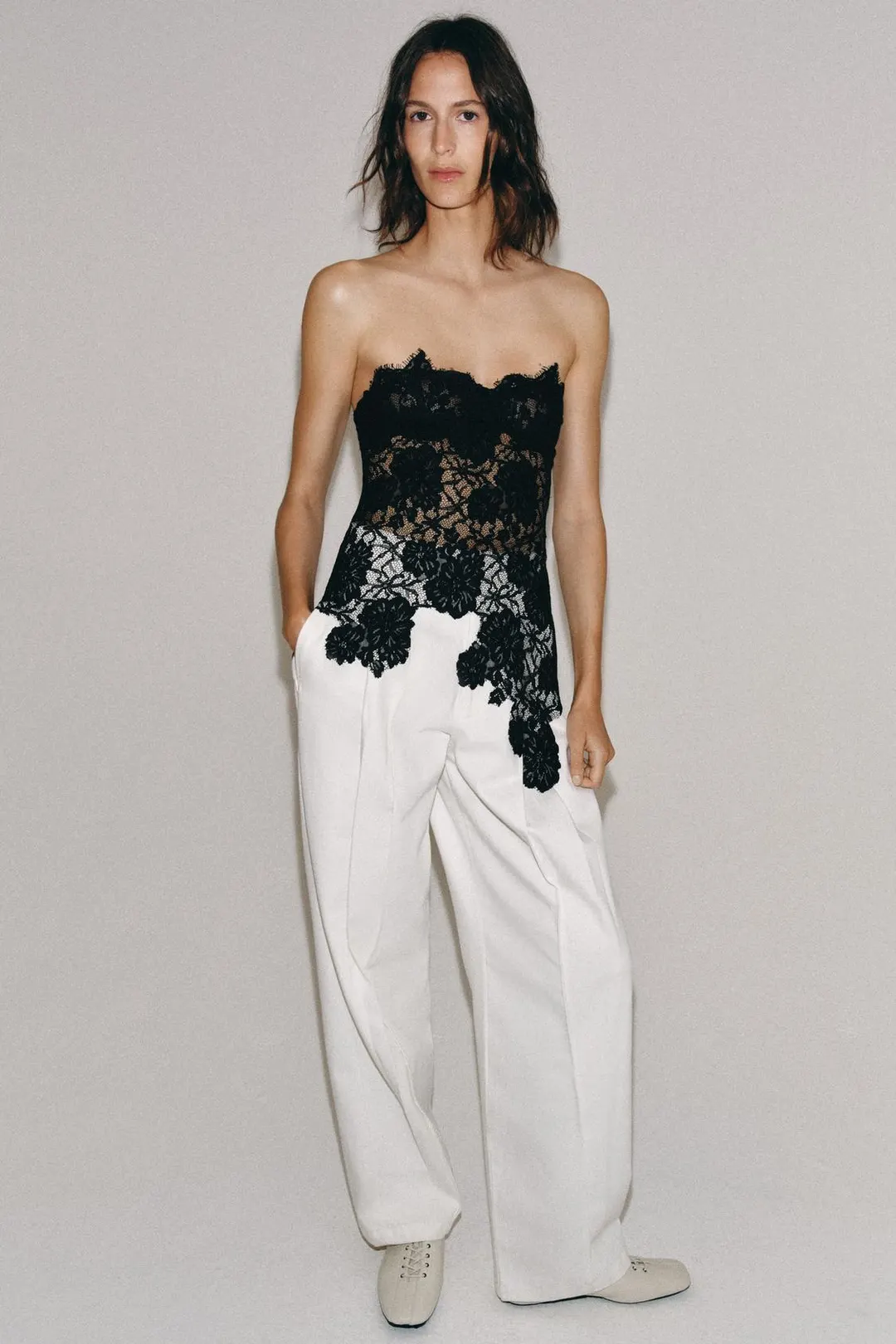 Кружевной корсет ZW Collection, Zara