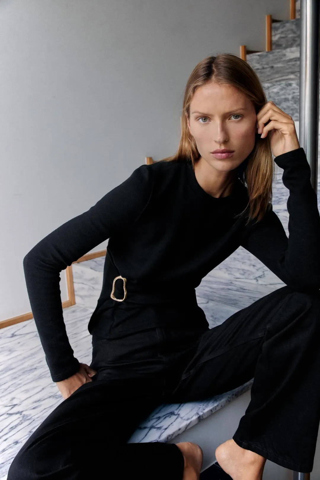 Топ мягкий с декором, Zara