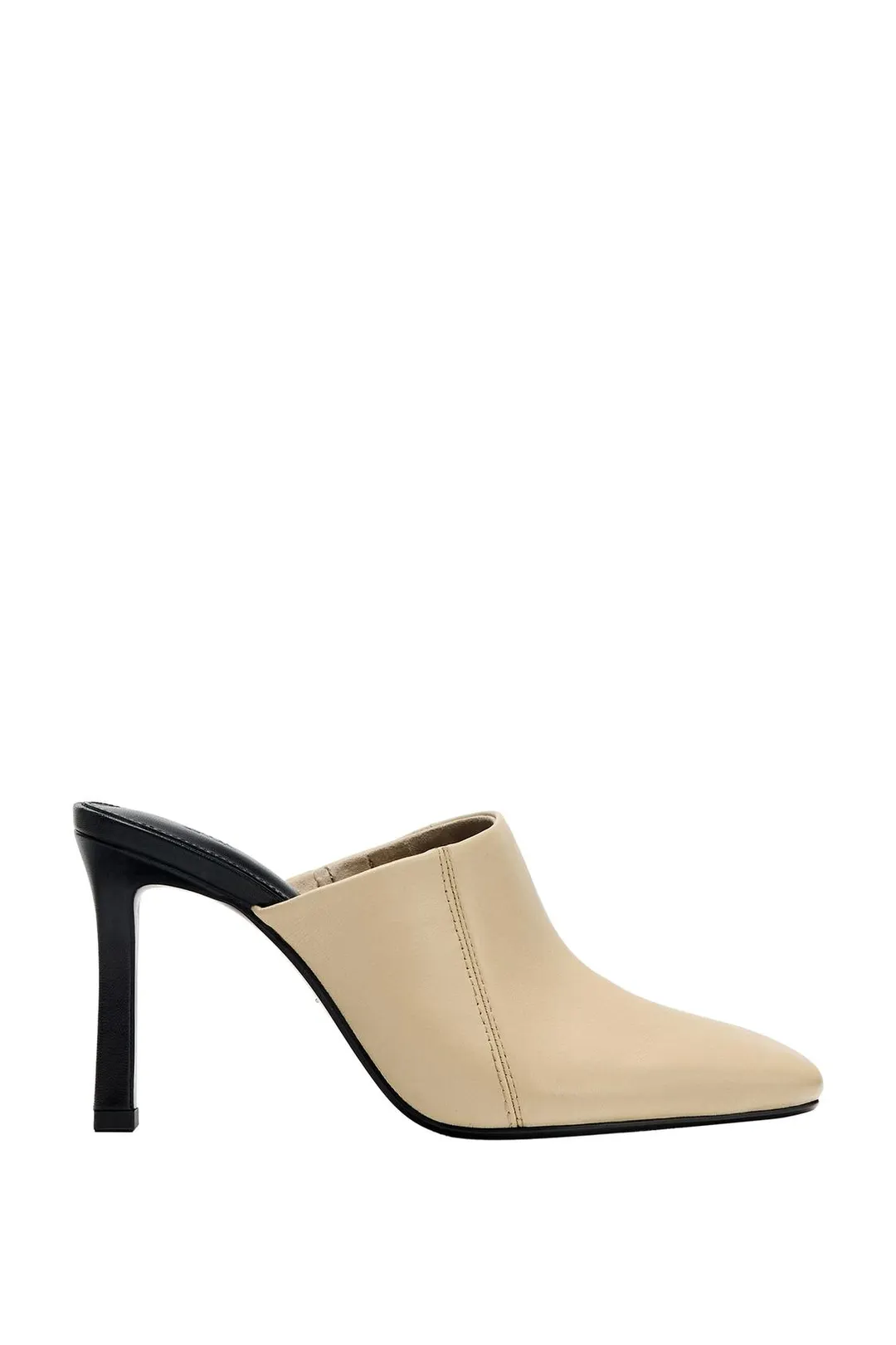 Кожаные мюли на каблуке Limited Edition, Zara