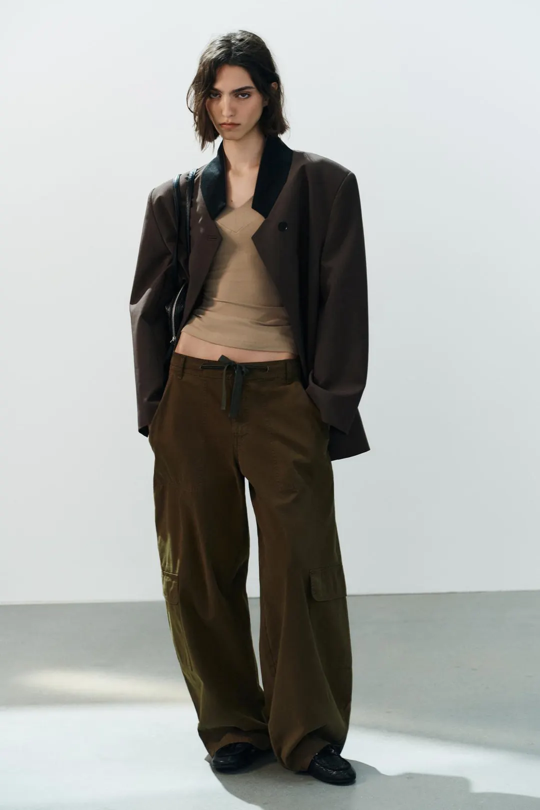 Брюки карго оверсайз, Zara