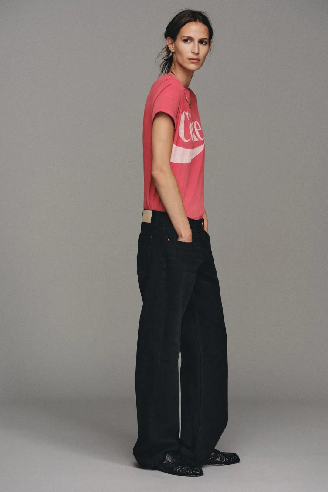 Футболка с эффектом потертости Coca-Cola®, Zara