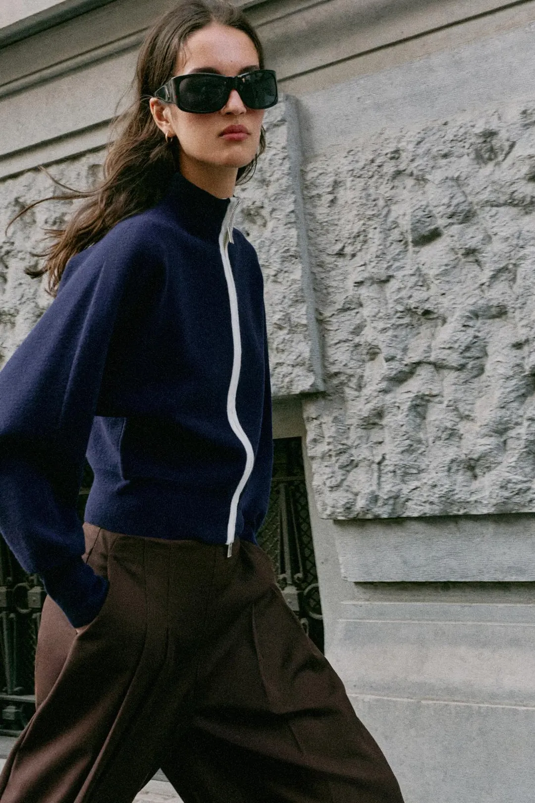 Кардиган на молнии, Zara