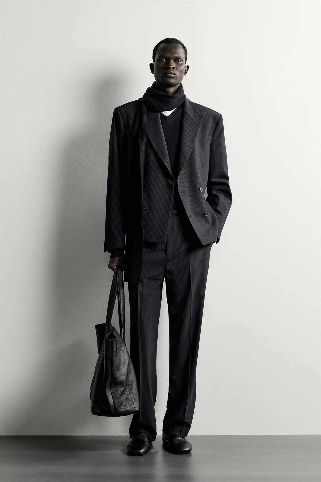 Костюмные брюки в тонкую полоску, Zara