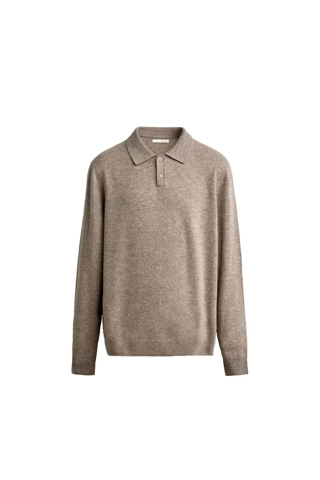 Поло трикотажное прямого кроя из смесовой шерсти, Zara