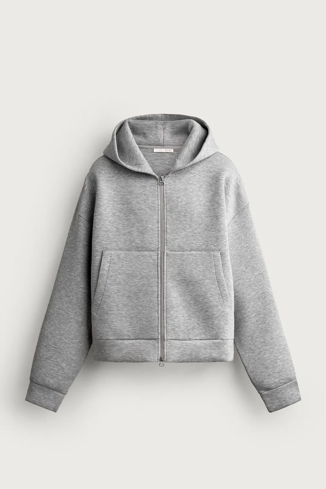 Толстовка из технологичной ткани с капюшоном на молнии, Zara