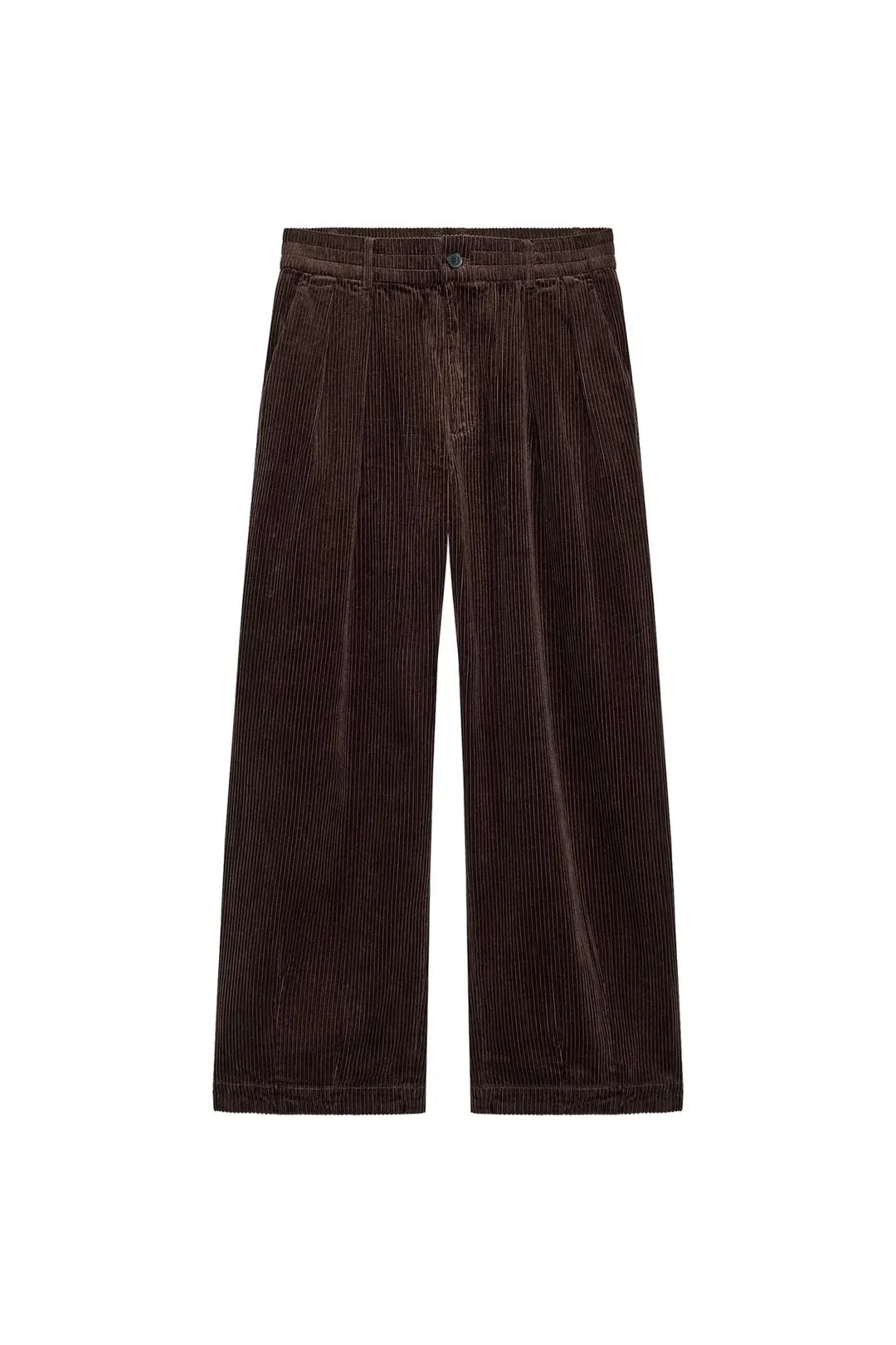 Брюки из эластичного вельвета ZW Collection, Zara