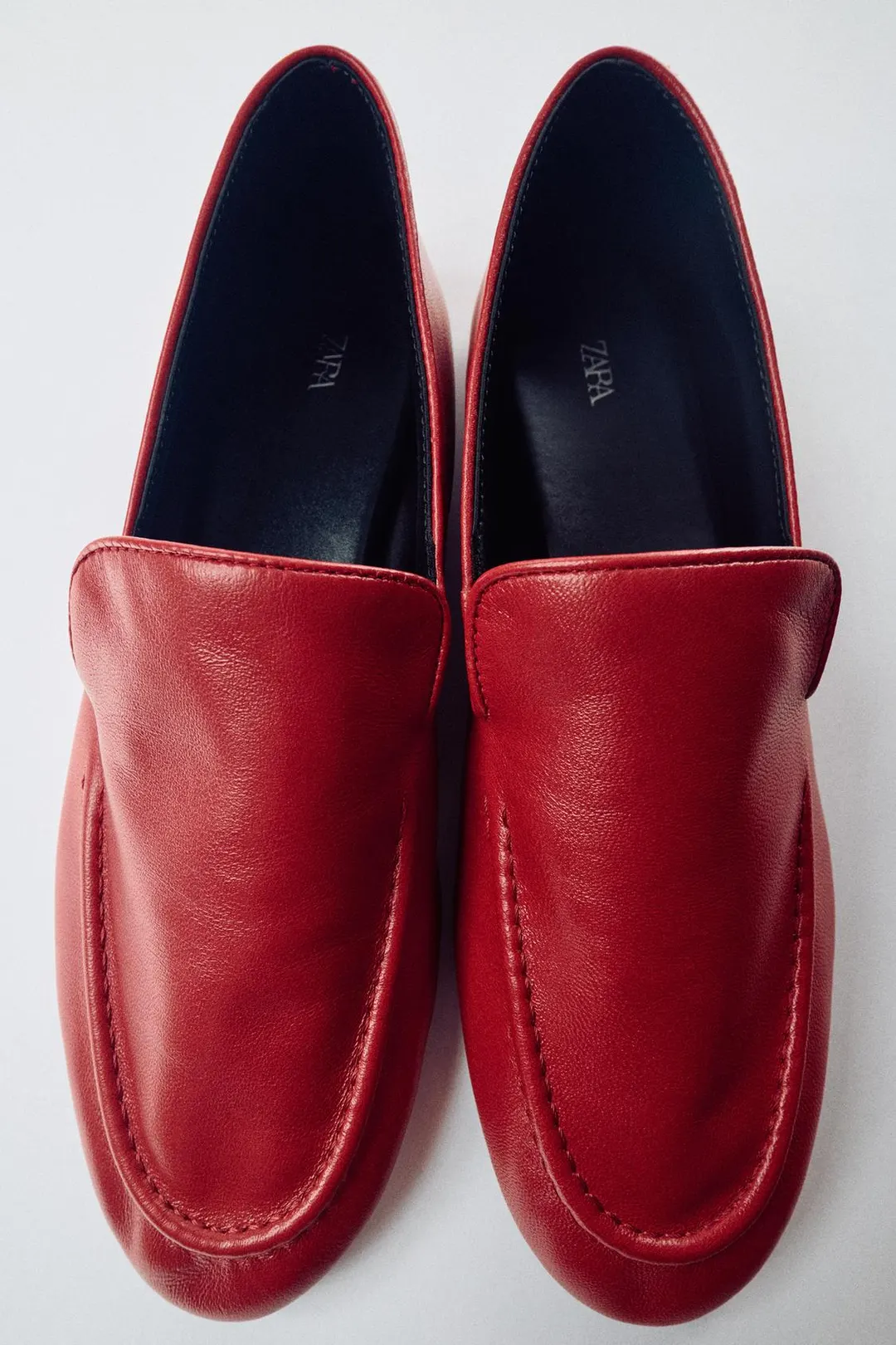 Лоферы кожаные, Zara