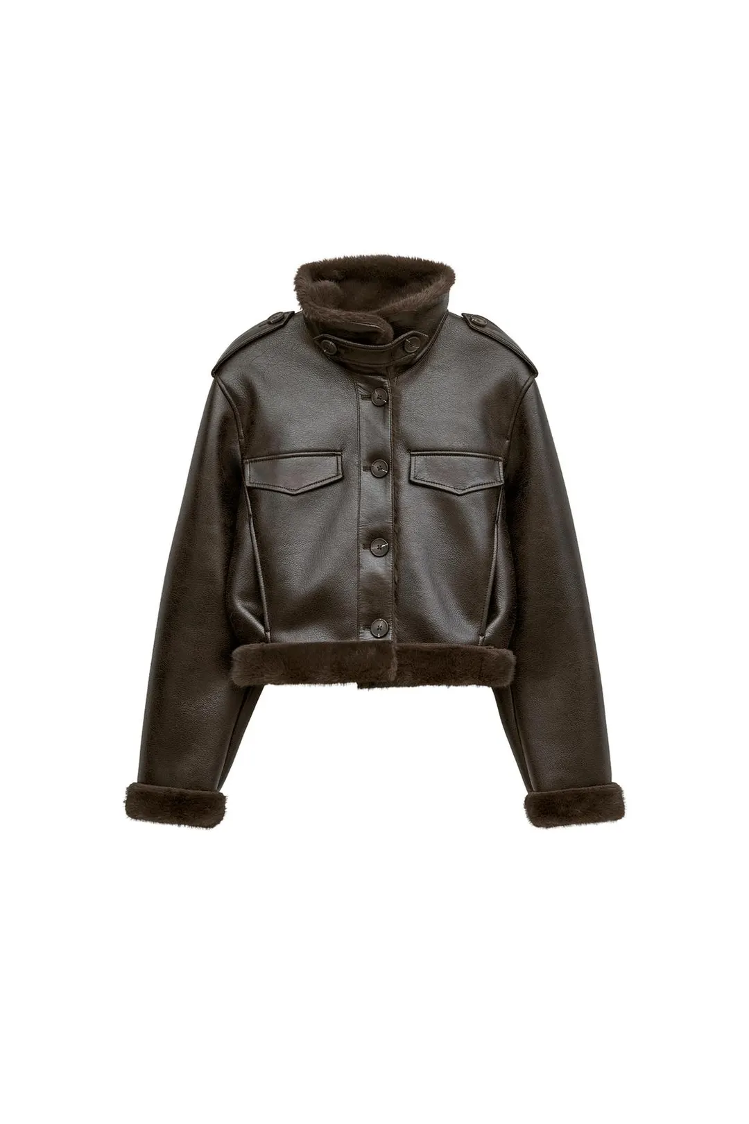 Двусторонняя куртка с хлястиками, Zara