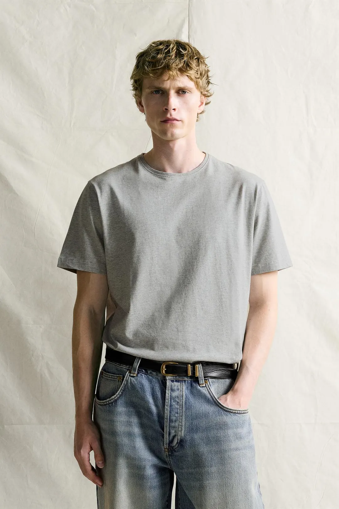 Футболка средней плотности из хлопка SUPIMA®, Zara