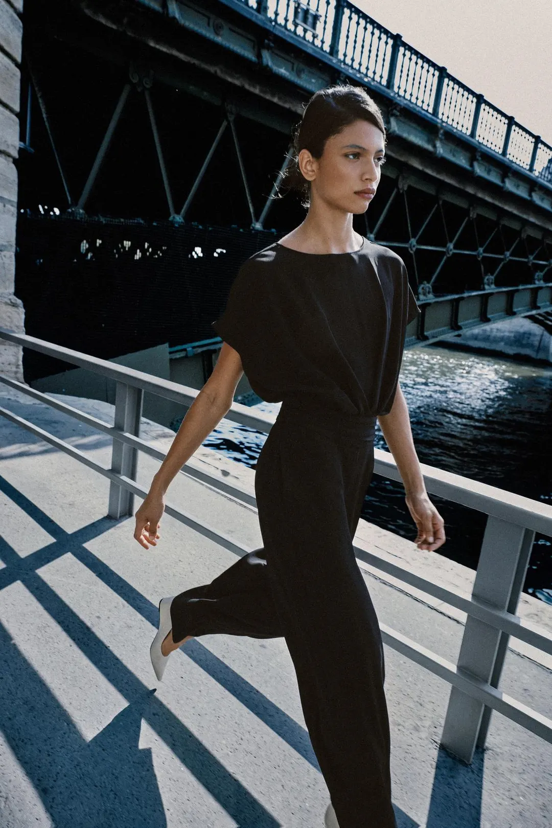 Комбинезон со складками на талии, Zara