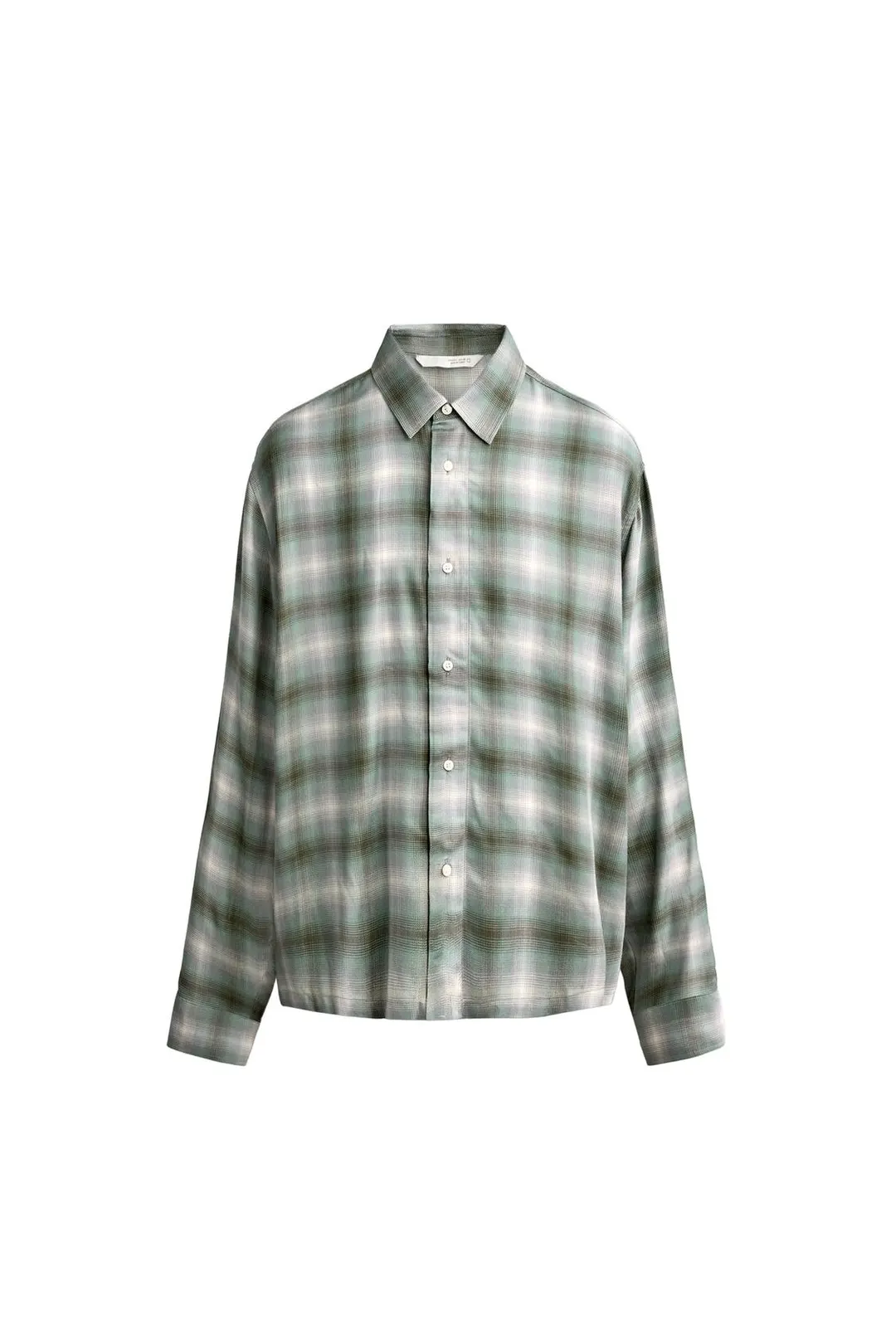 Рубашка струящаяся в клетку, Zara
