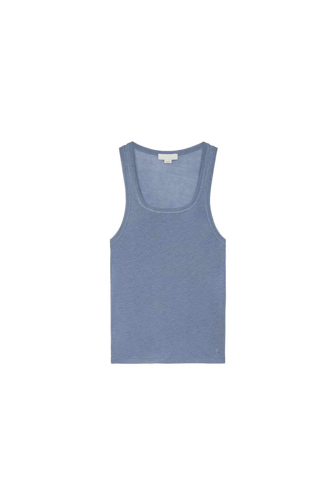 Майка в рубчик с вышивкой, Zara