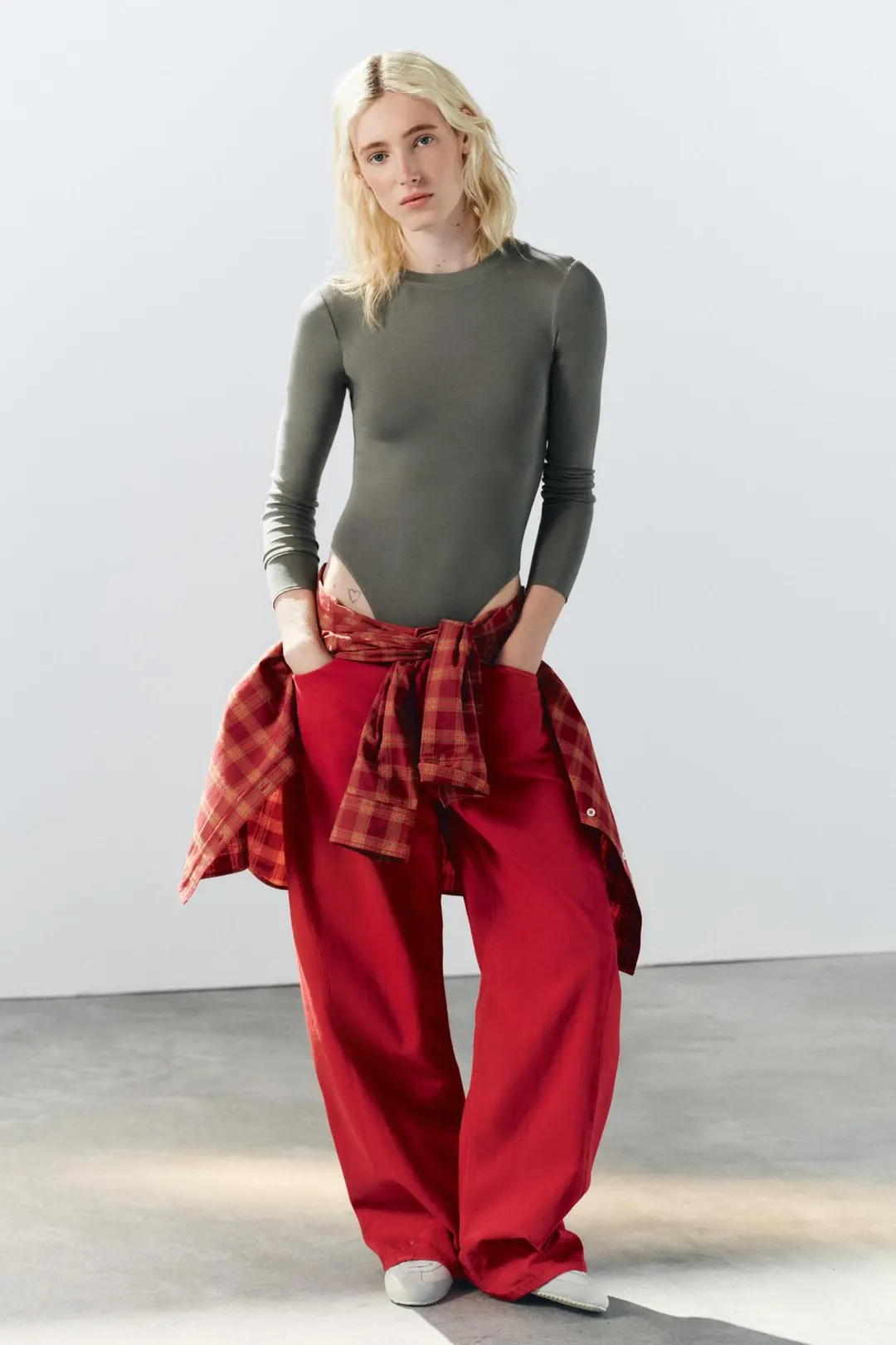 Боди с длинными рукавами, Zara