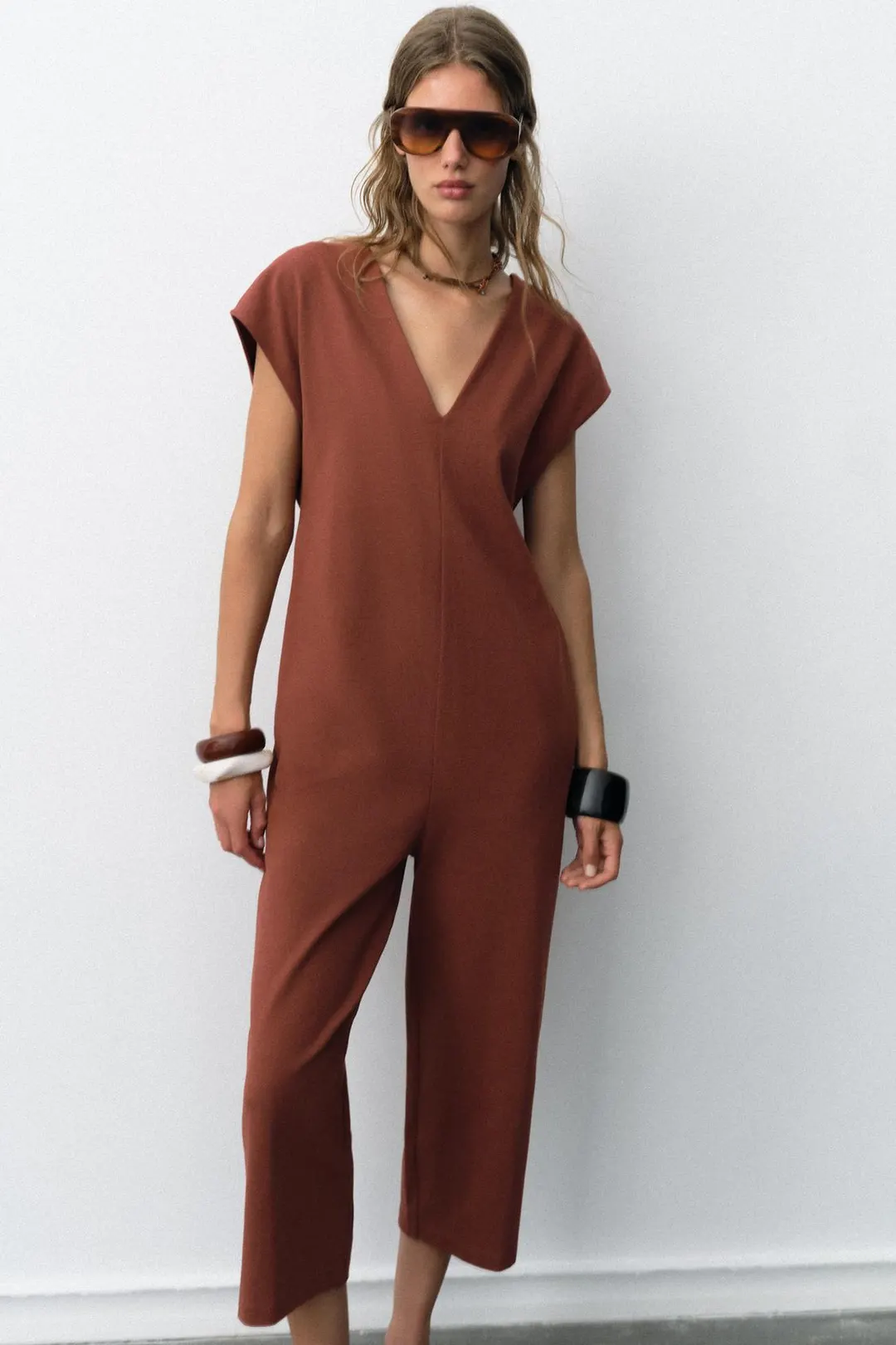 Комбинезон из плотного хлопка, Zara
