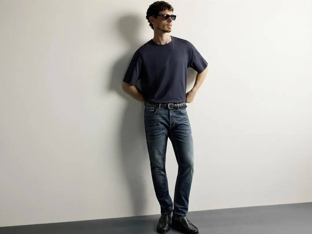Джинсы базовые облегающего кроя, Zara