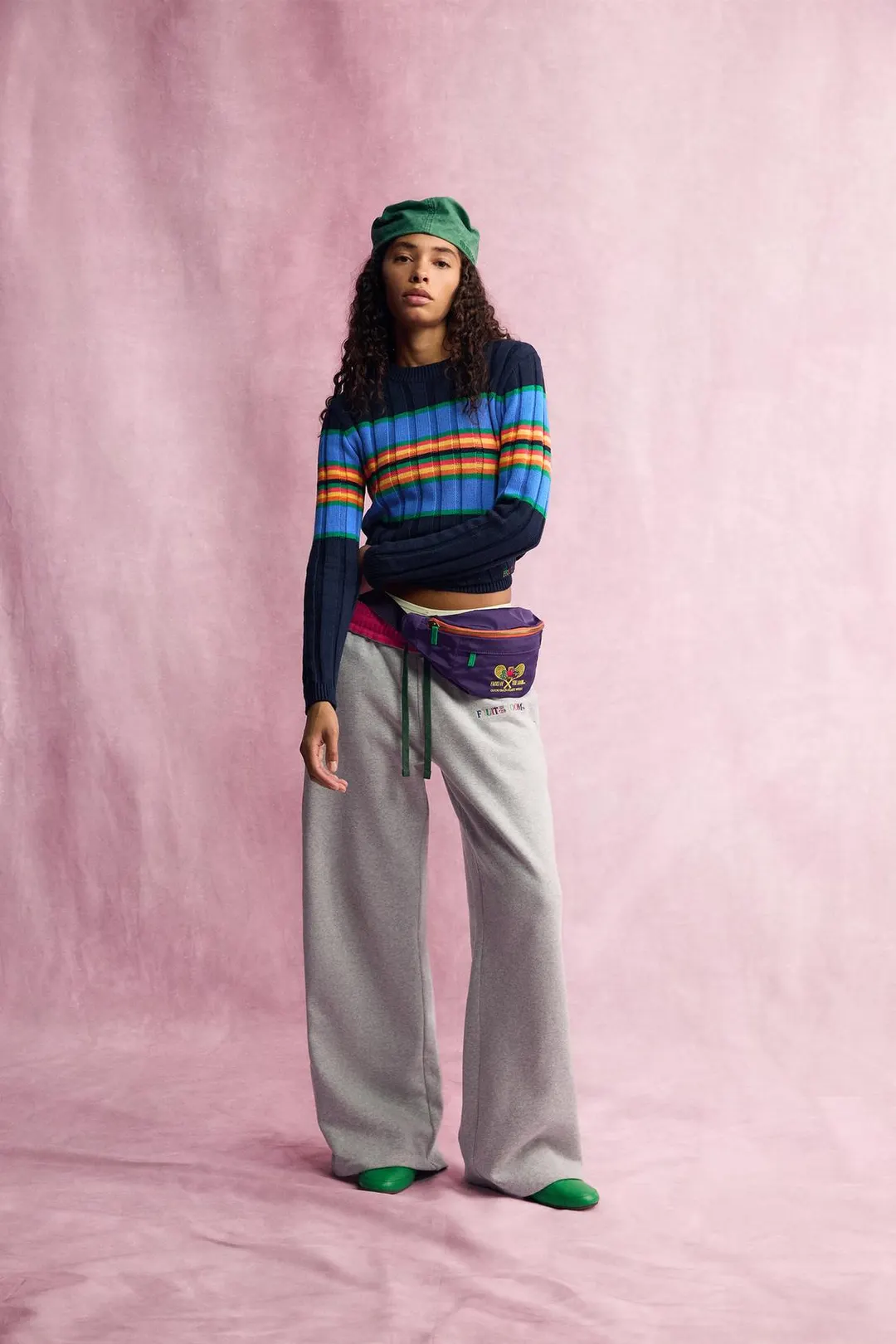 Полосатый вязаный свитер Fruit of the Loom™, Zara