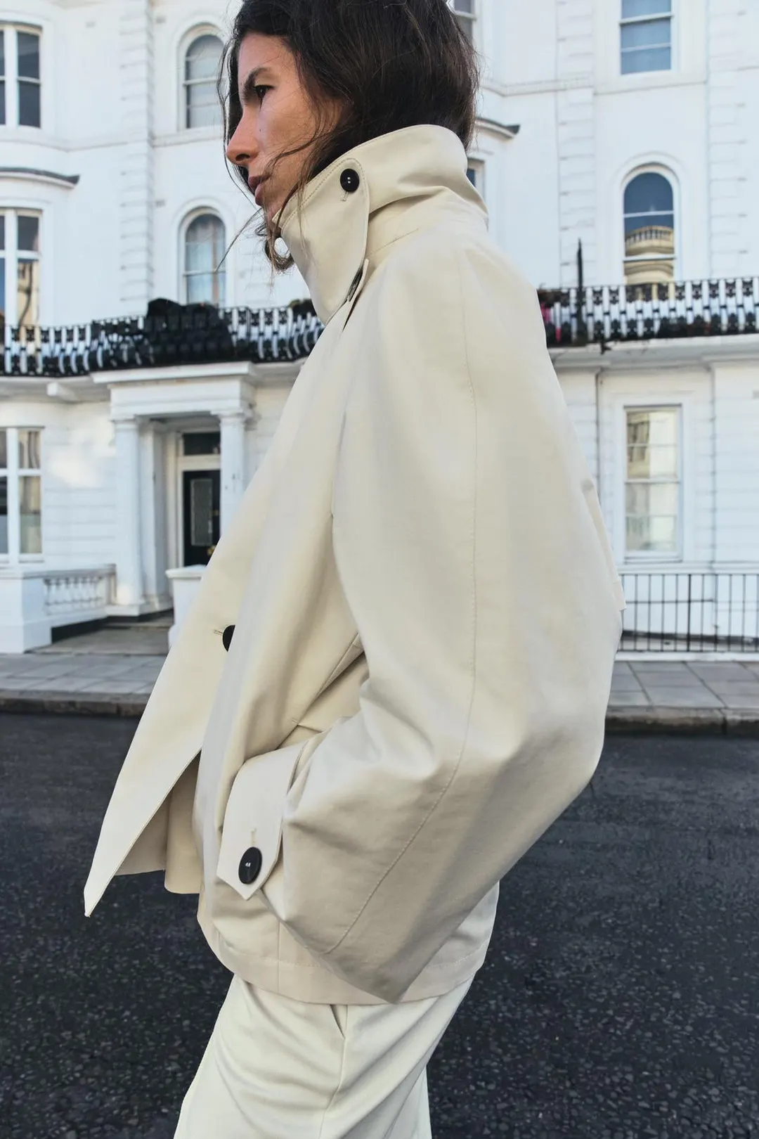 Короткий тренч ZW Collection, Zara
