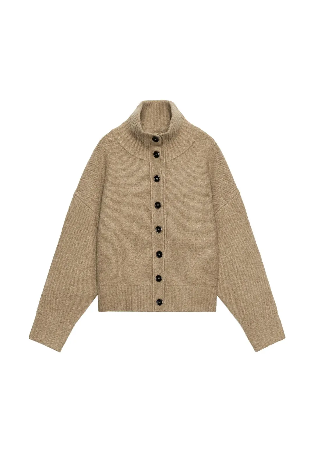 Кардиган с высоким воротником, Zara