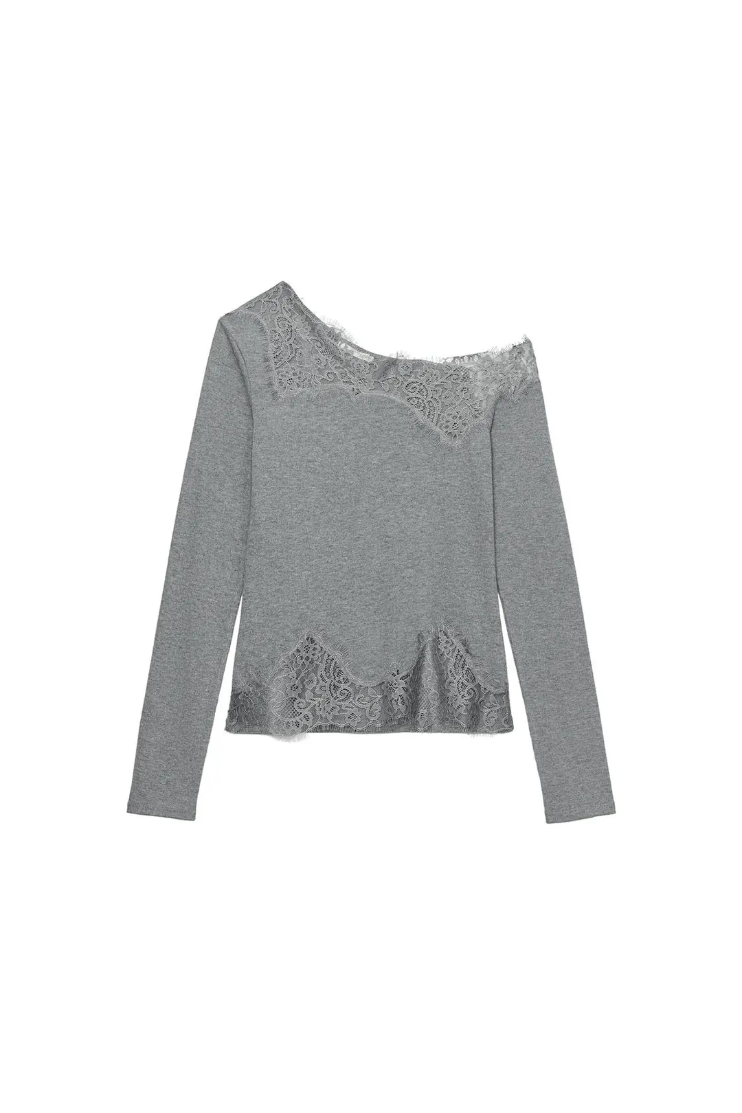 Топ кружевной асимметричный, Zara