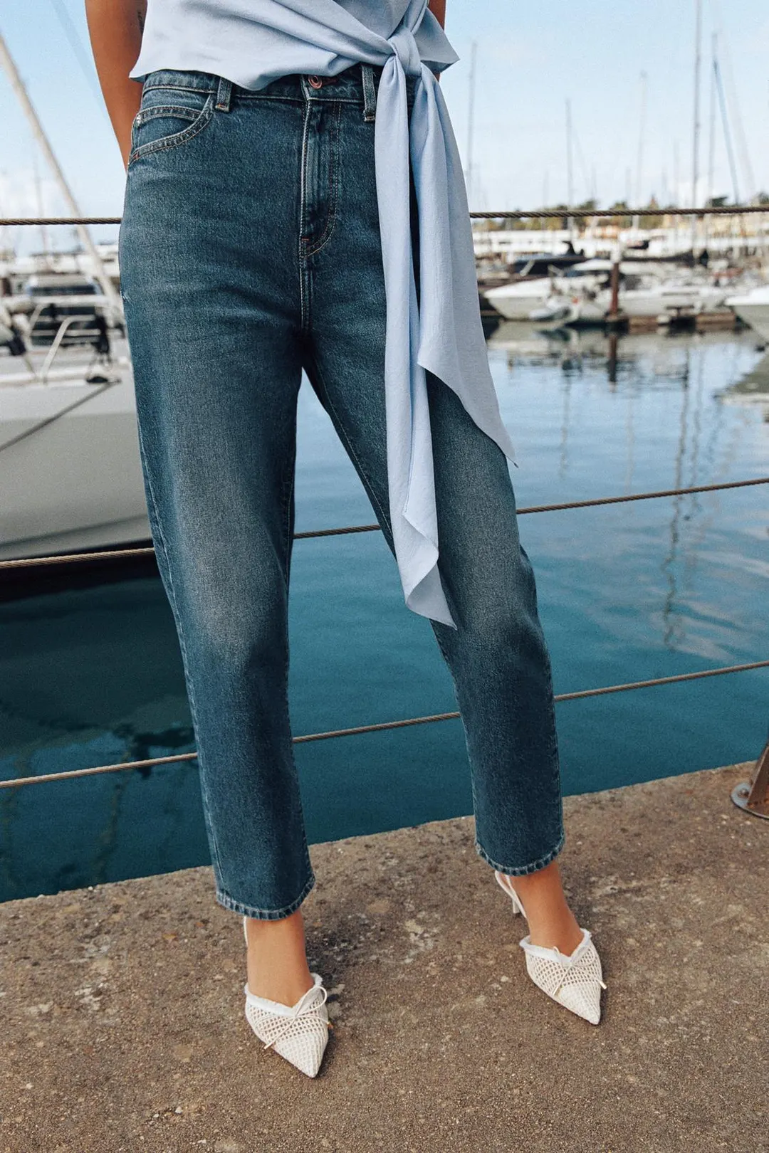 Туфли с открытой пяткой и бантом, Zara