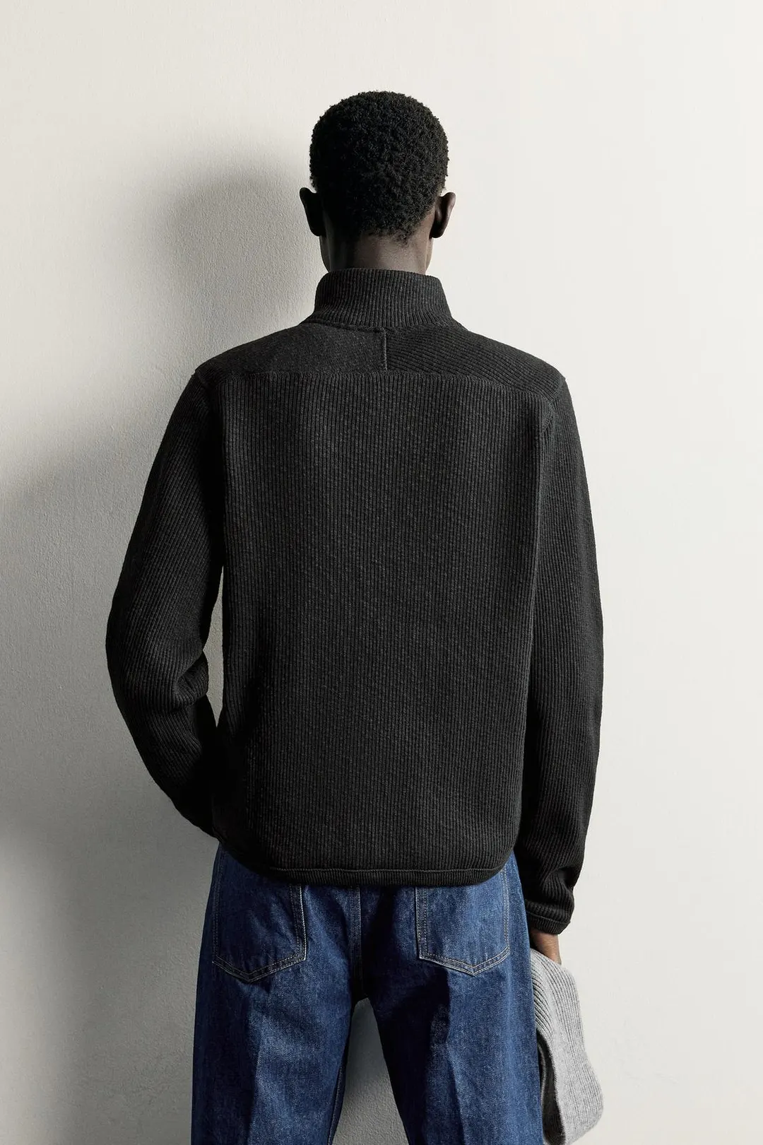 Куртка стандартного кроя в рубчик, Zara