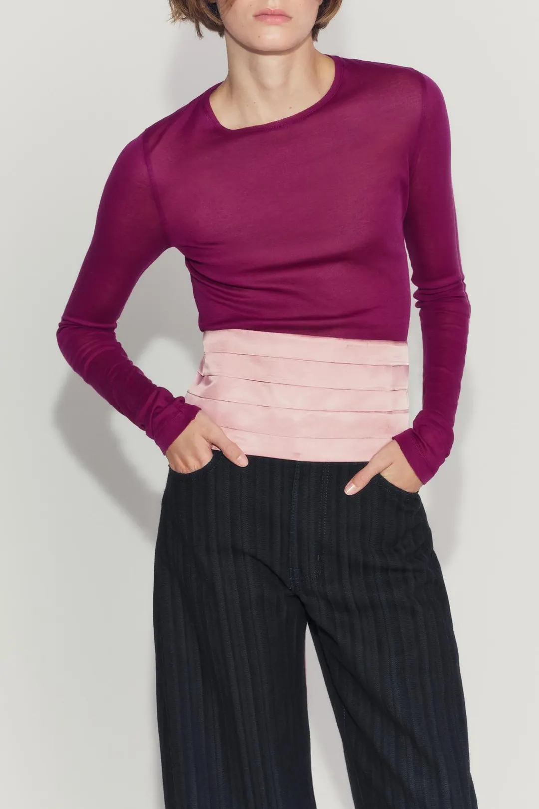 Футболка SUPIMA® с длинными рукавами, Zara