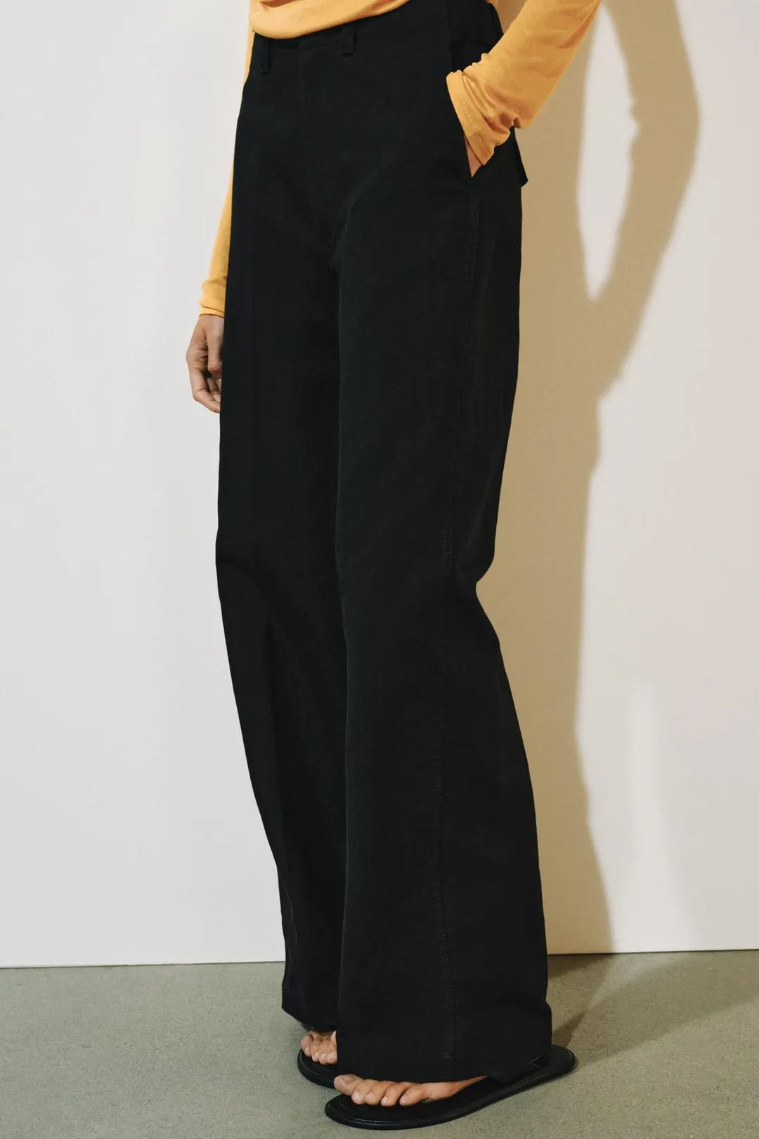 Брюки прямого кроя ZW Collection, Zara
