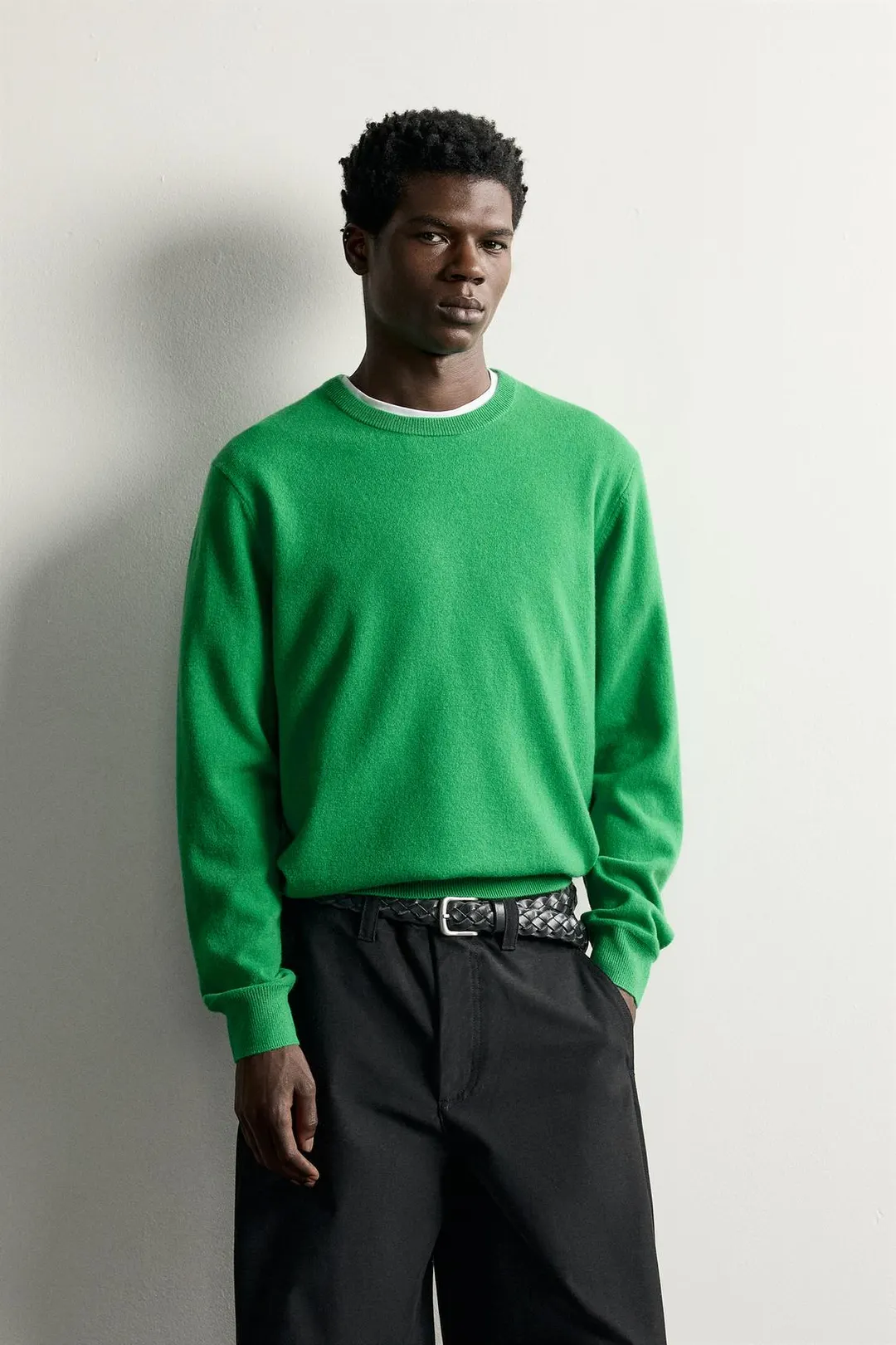 Джемпер прямого кроя из смесовой шерсти, Zara