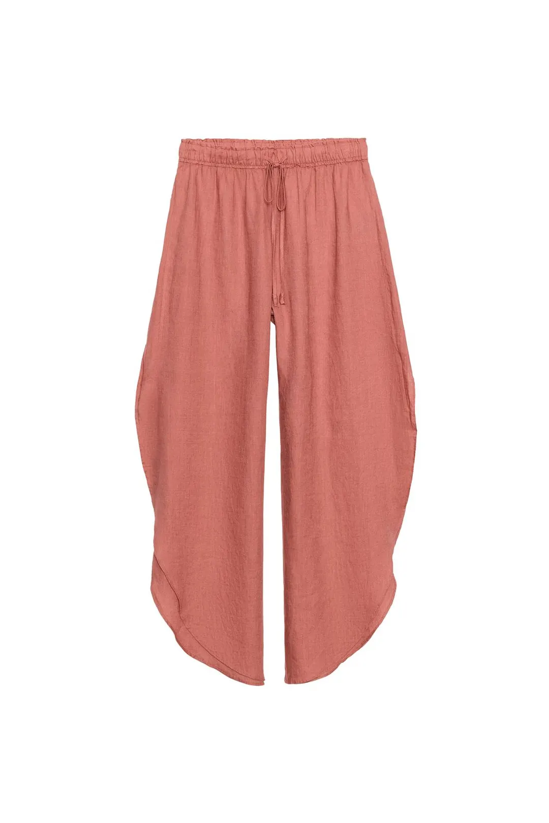Брюки из 100% льна с разрезами ZW Collection, Zara