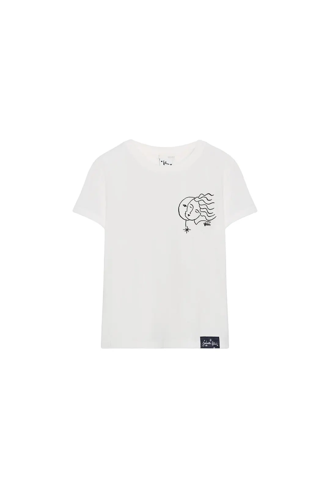 Футболка с вышивкой ISABELLE FELIU, Zara