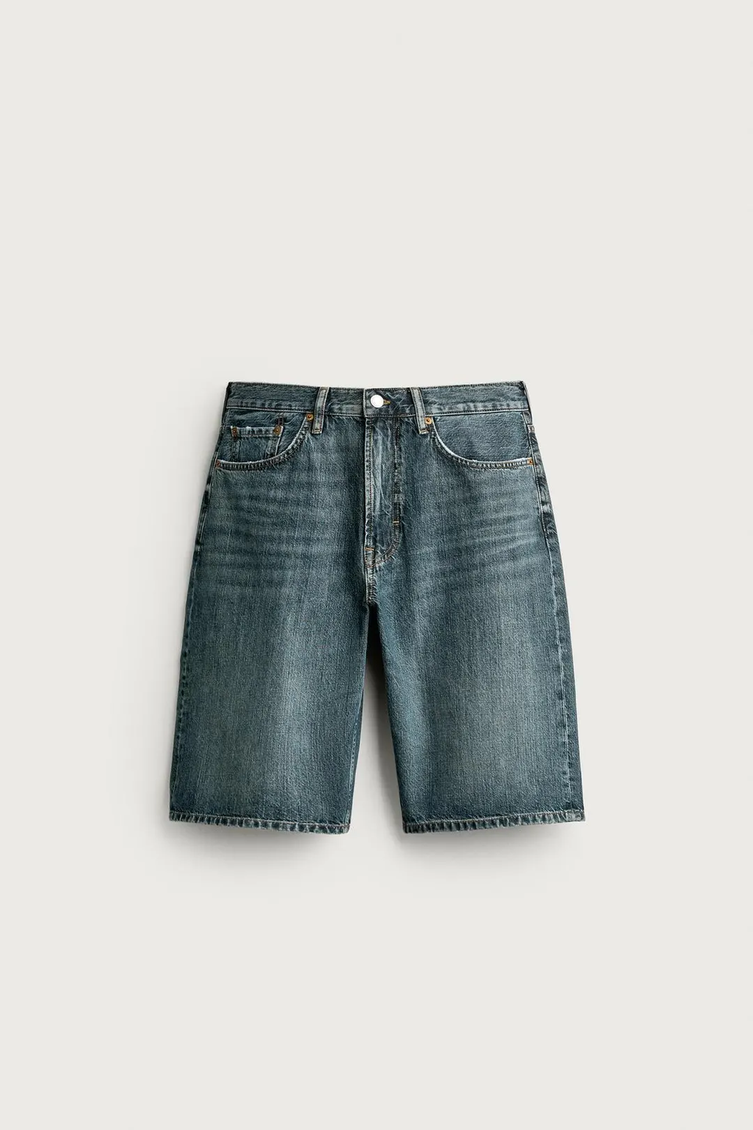 Джинсовые бермуды свободного кроя, Zara