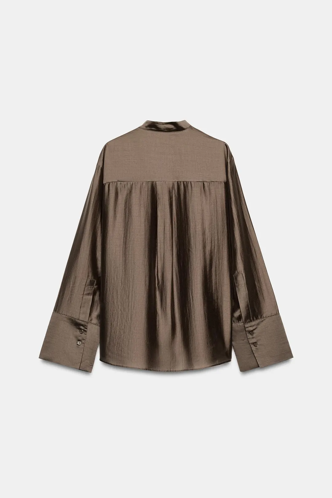Рубашка с вышитым карманом ZW Collection, Zara
