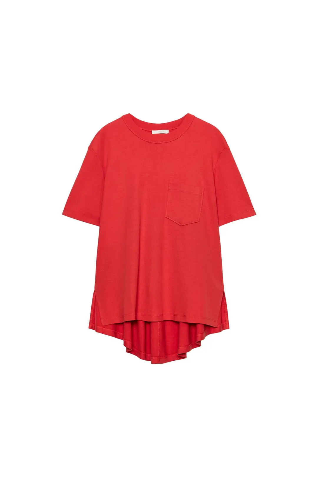 Футболка из интерлока с карманом, Zara
