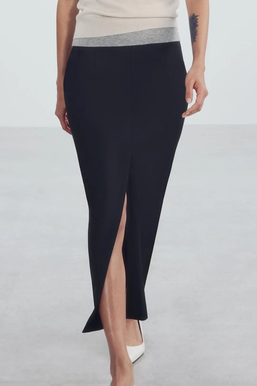Юбка прямого кроя ZW Collection, Zara