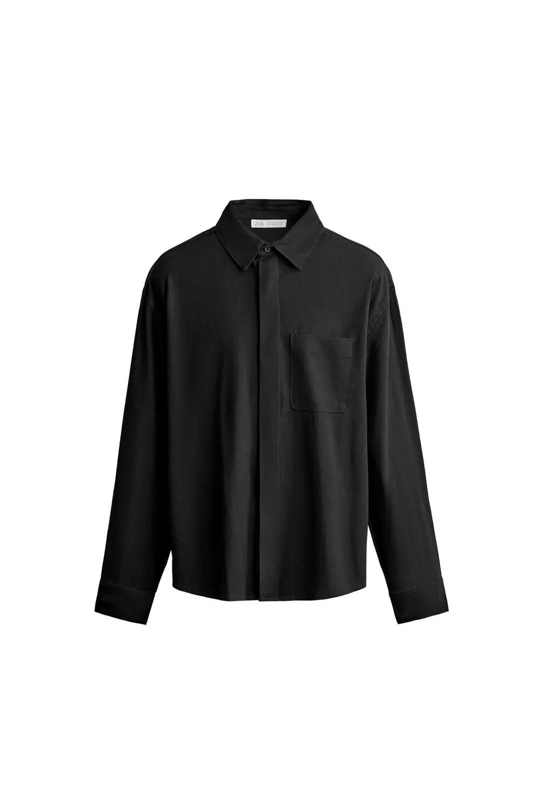 Струящаяся рубашка свободного кроя, Zara