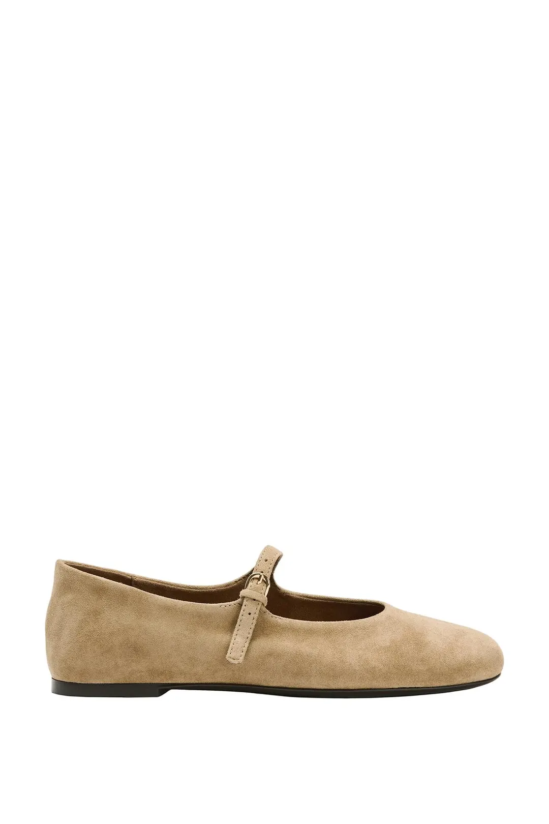 Балетки из замши, Zara