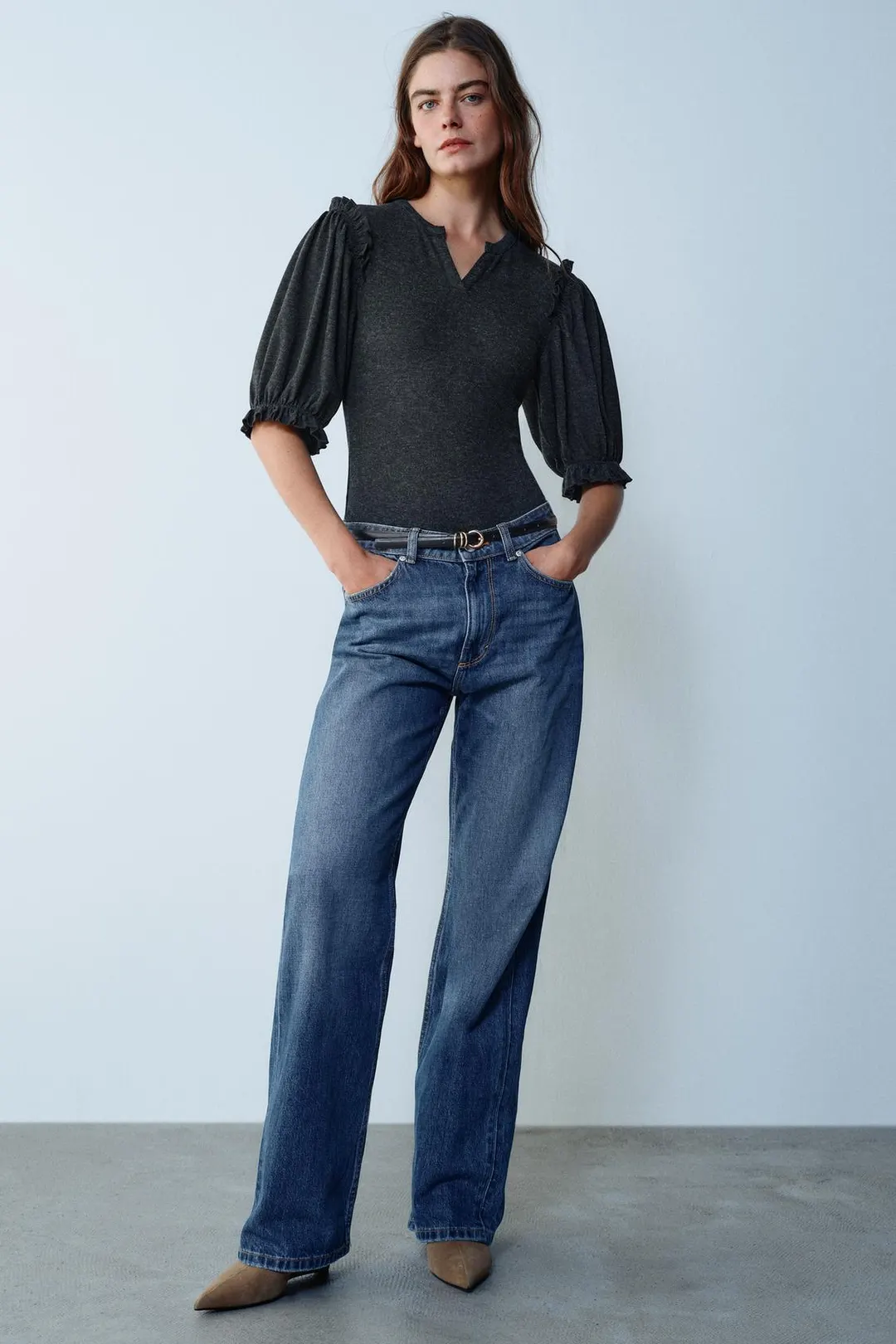 Боди с оборками, Zara