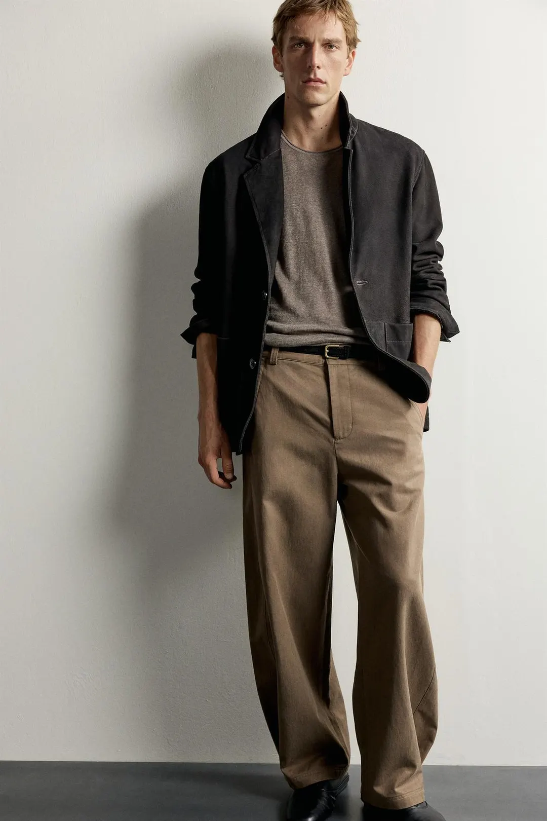 Брюки фасона баллон с хлястиками, Zara