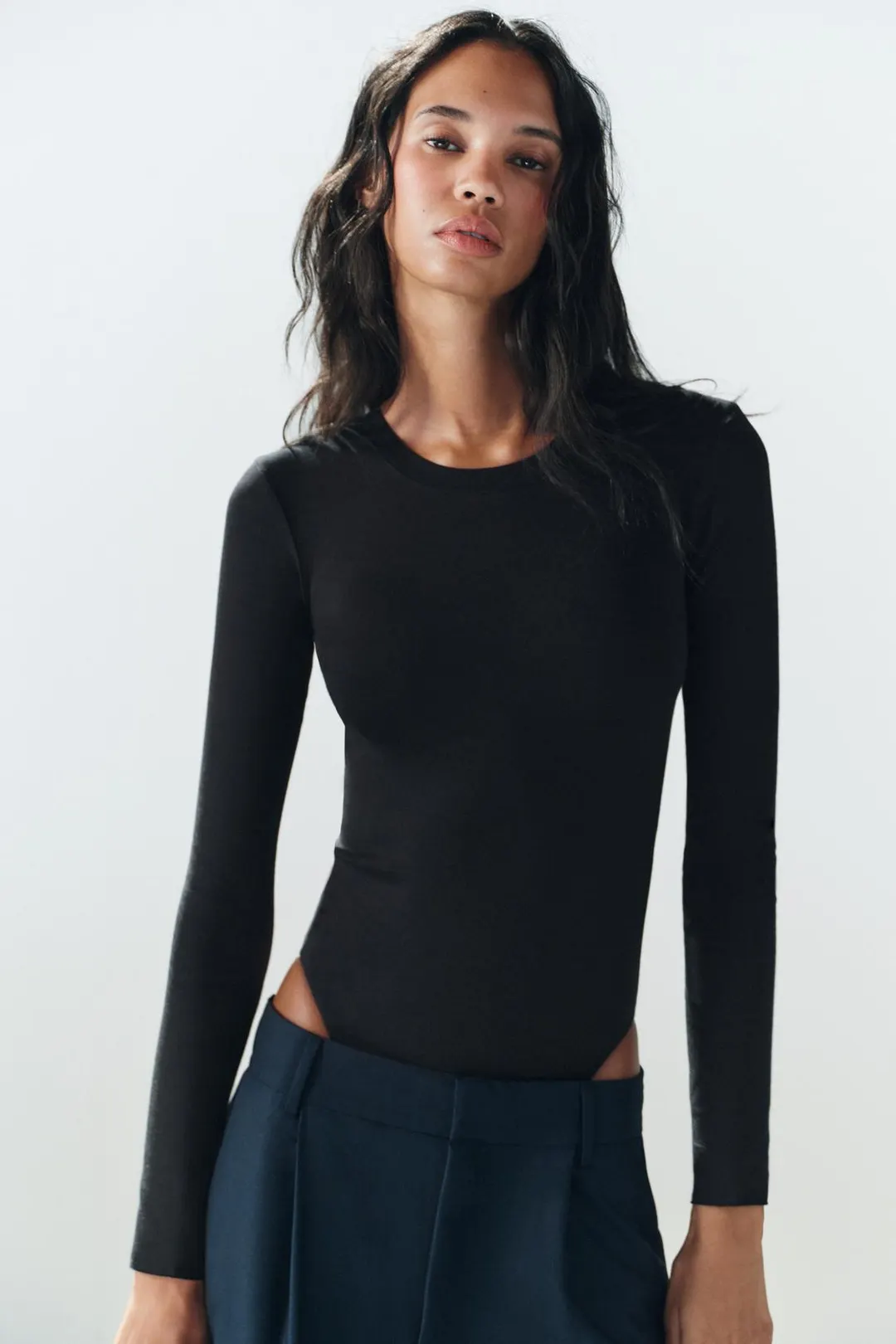 Боди с длинными рукавами, Zara
